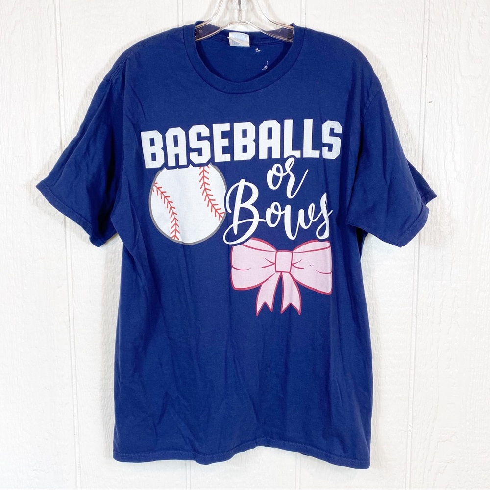 Mens Gender Reveal Party Tee Shirt Large